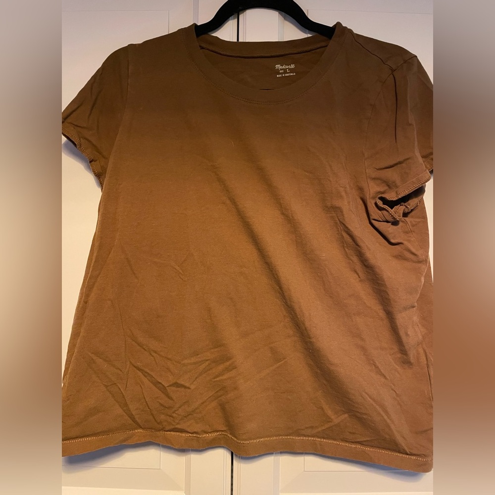 Madewell Dark Mustard Tshirt